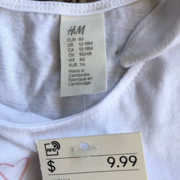 H&M strawberry shirt and short set - Picture 4 of 4